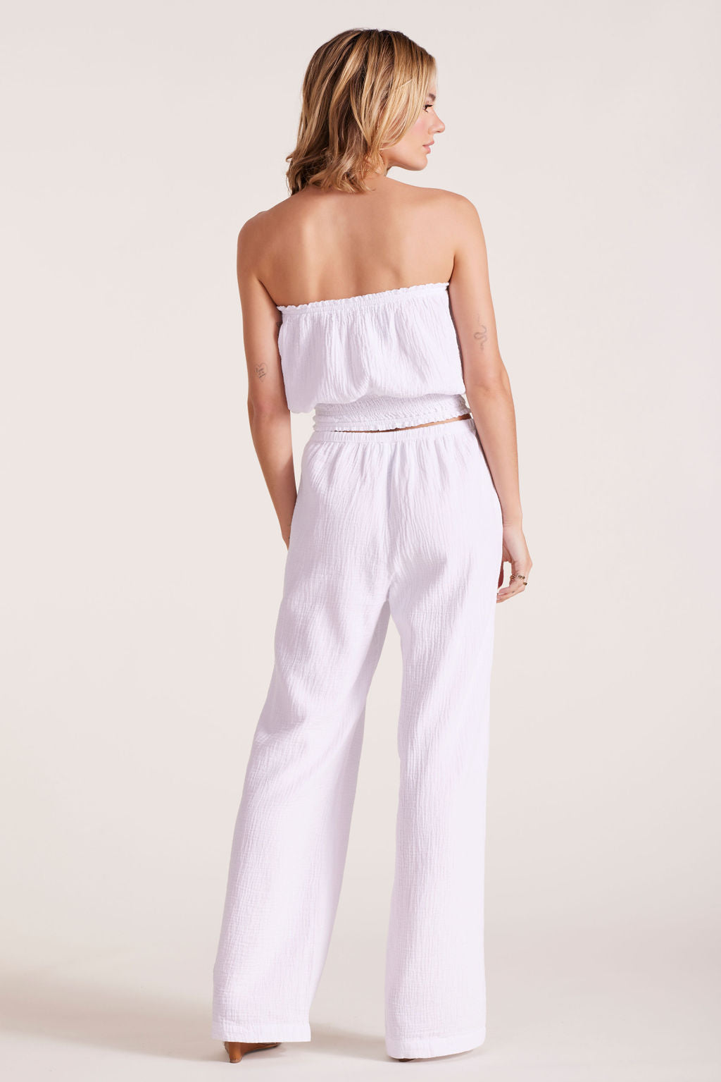 WIDE LEG SMALL WAISTBAND PANT