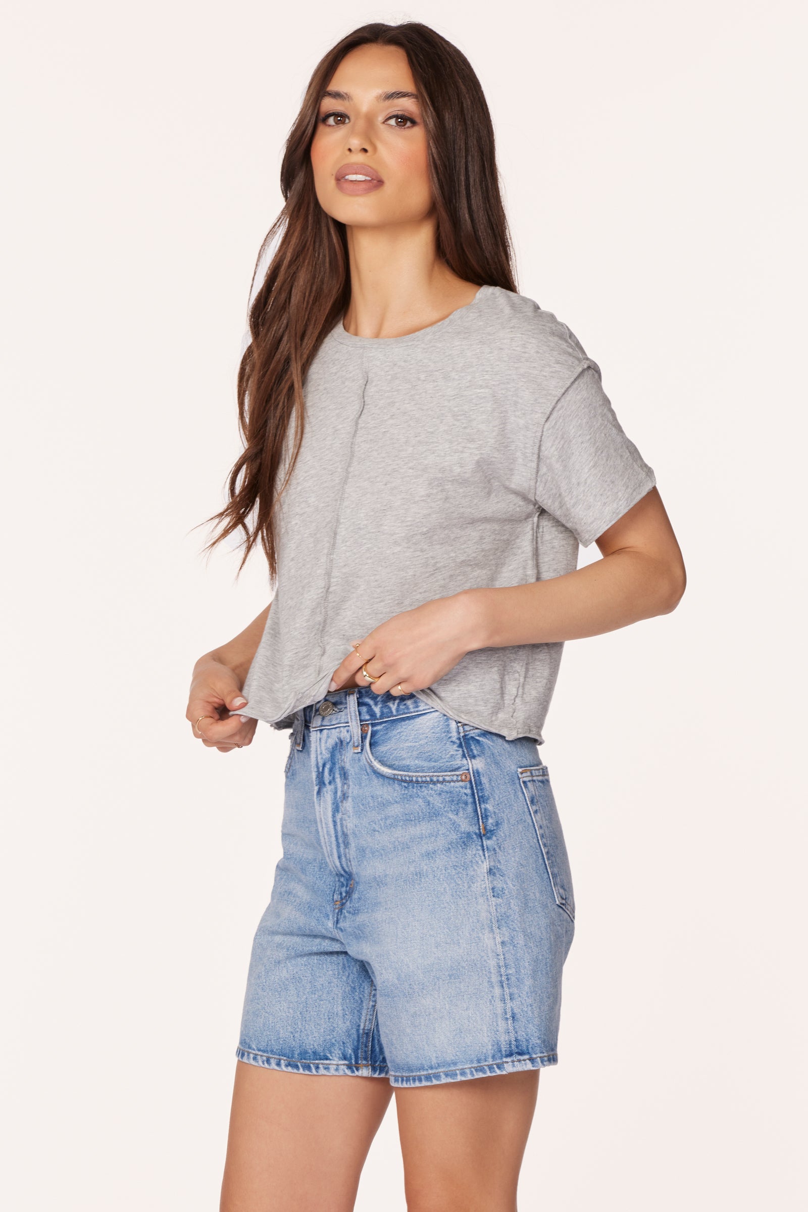 REVERSE SEAM BOXY TEE