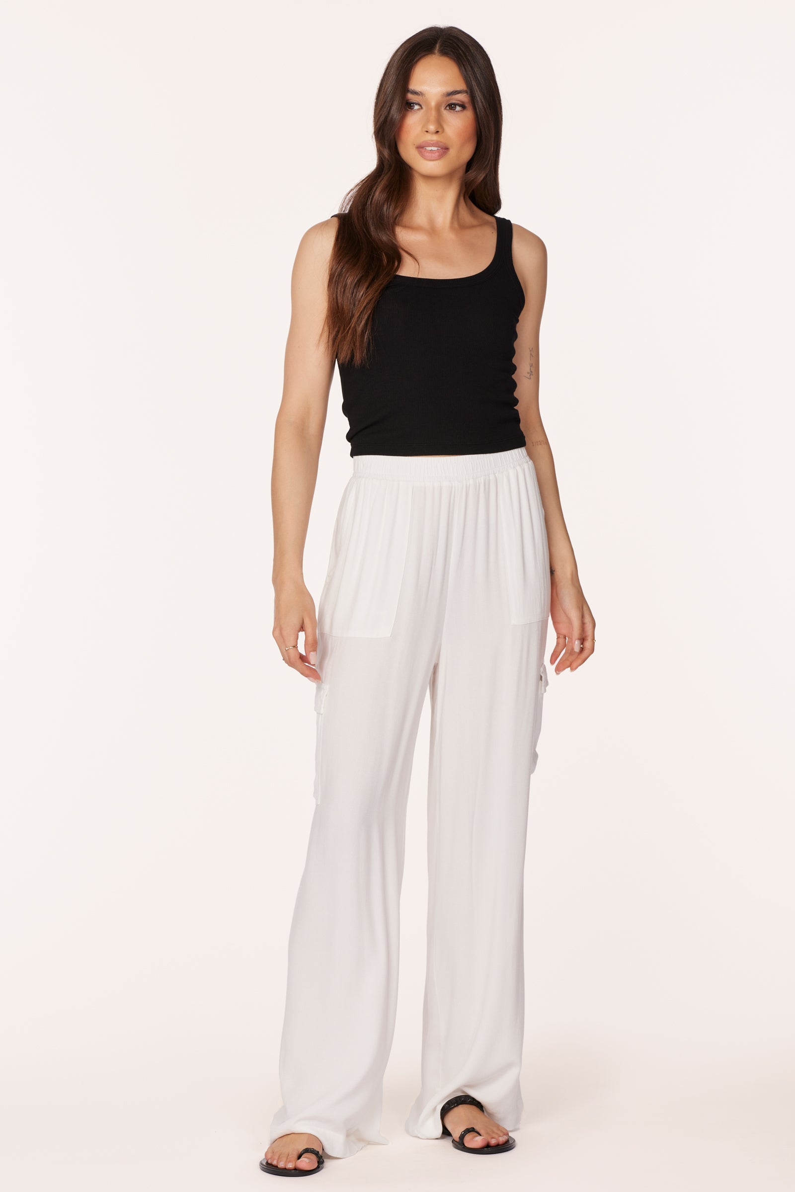 CARGO WIDE LEG PANT